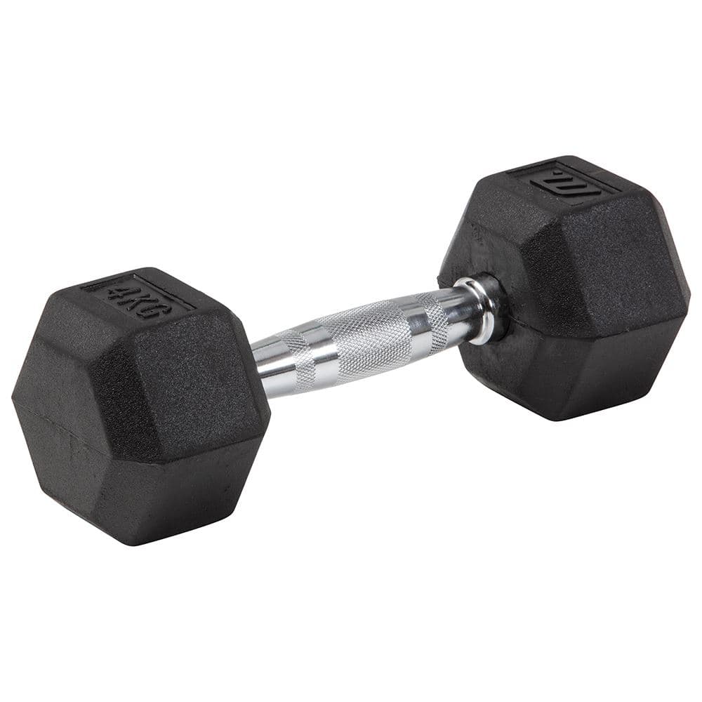 Master x Kraftmark Gummi/Krom Hex Hantel, Hex hantler