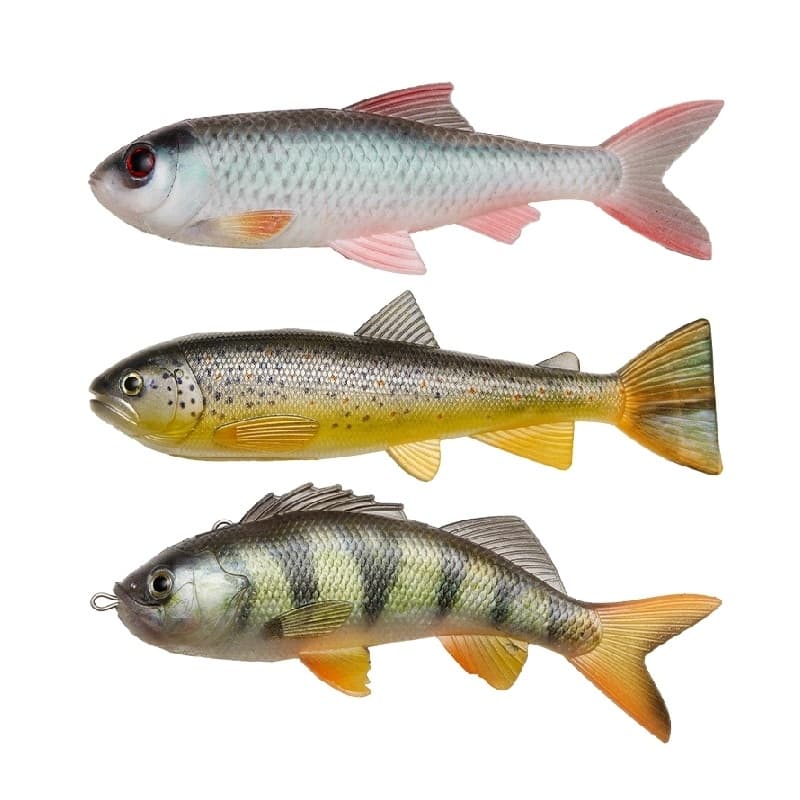 Pulz Bait Skinz Mixed 15cm 3pcs - Roach/Brown Trout/Perch