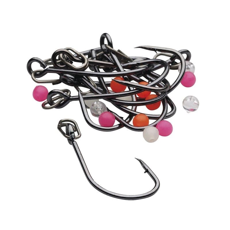 Kinetic Inline Single Hook Kit #5/0 Black Nickel 10pcs