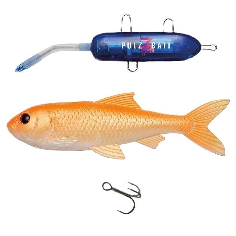 Pulz Bait Starter Kit Roach 20cm - Gold Fish + Charger Pack