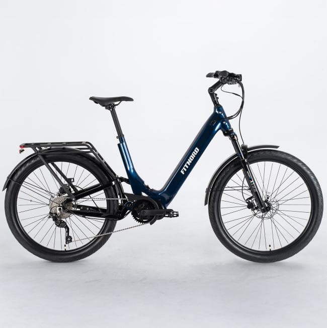 FitNord Ava 700FS NightSky Elsykkel, mørkeblå