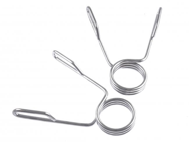 Vektskivelås med langt rett håndtak (par), for olympisk stang, FitNord